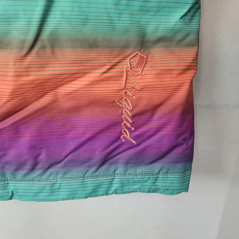 Liquid Venture Ski Snowboard Jacket Kids M‎ Rainbow Stripe Waterproof Breathable